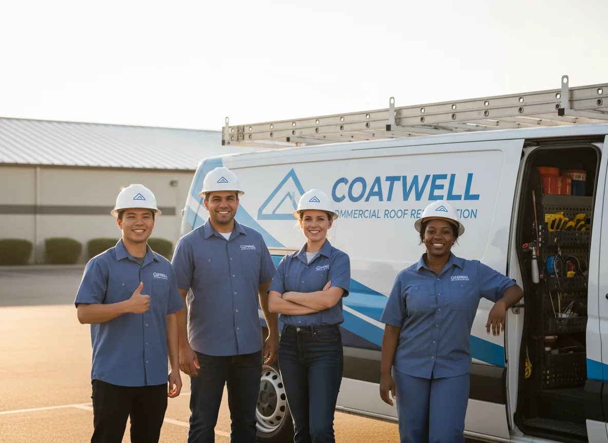 Commercial roof coating company in Zillah, WA